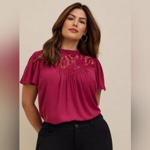 Torrid Lace Blouse